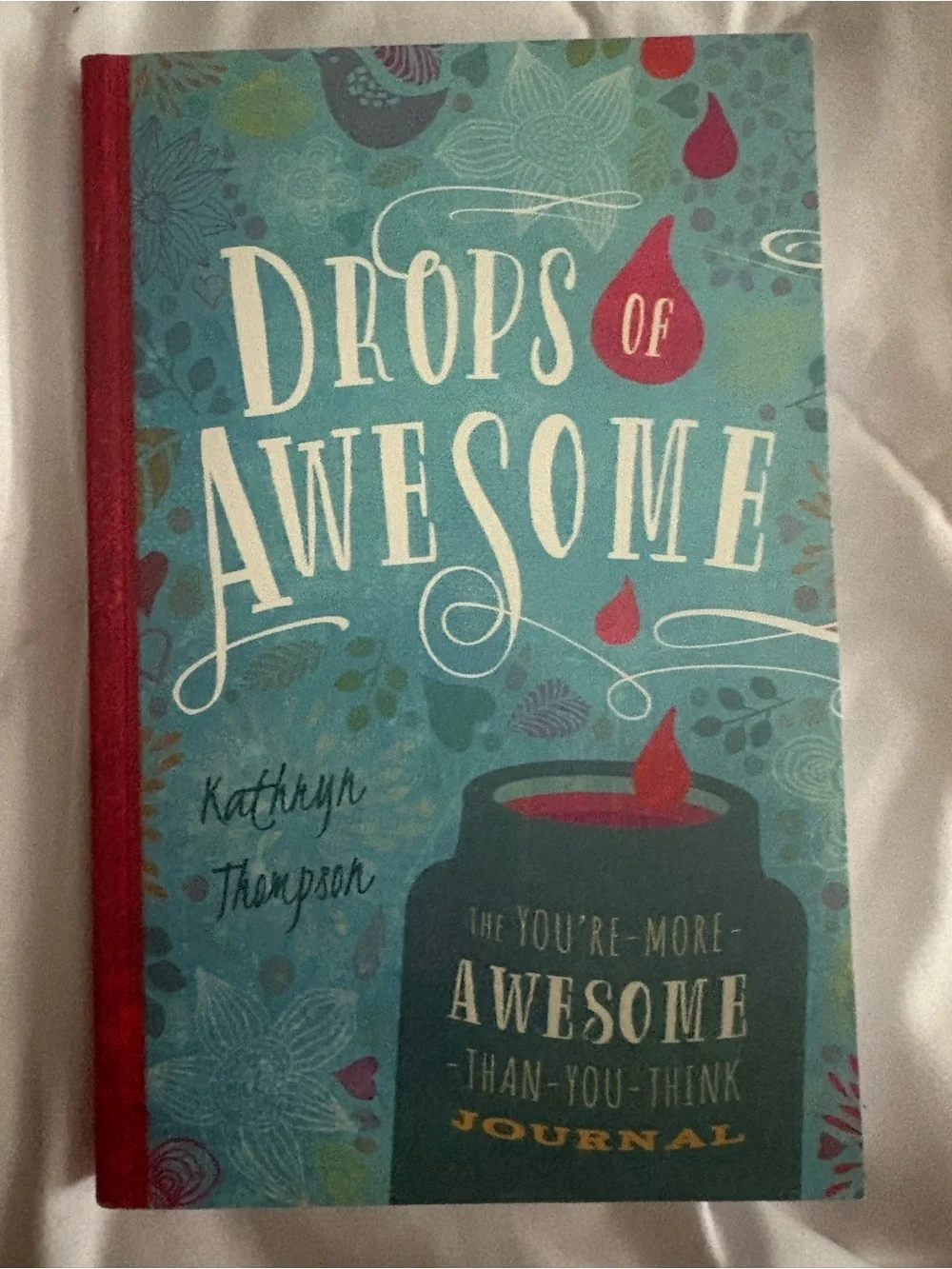 Drops of Awesome Journal - Teal & Red